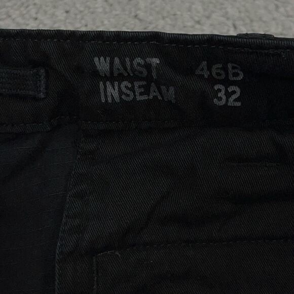 Polo Ralph Lauren Utility Cargo Pants 46x32 Classic Fit Surplus Military Black - Picture 10 of 16